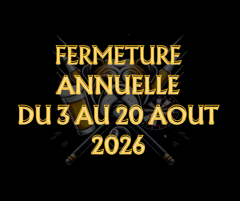 Fermeture annuelle